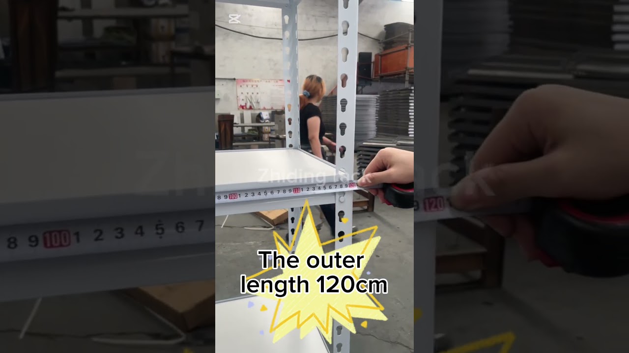 The display of our boltless rivet shelf #factoryproducts #storagesolutions #manufacturing #kitchen