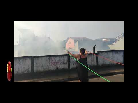 FOGO NO CENTRO DE JUQUITIBA MAIS UM CASO PARA O BOMBEIRO BRANCO DE JUQUITIBA.