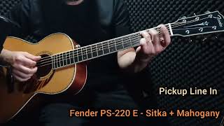 Video thumbnail for Parlour Guitar Shootout - Fender Paramount PS-220E vs PM2 Deluxe - Acoustics & Pickups Compared by 77GuitArts