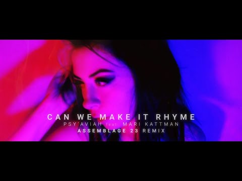 Psy'Aviah ft. Mari Kattman - Can We Make It Rhyme (Assemblage 23 remix) (synthpop, synthwave, remix)