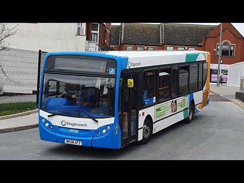 Journey on Route 8 | NK58AFZ/39708 - Stagecoach North East: MAN 14.240LF/ADL Enviro 200