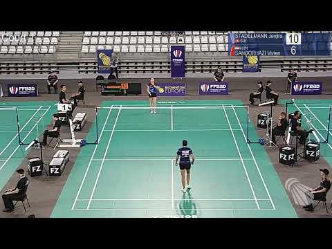 Nantes International Challenge 2022 Round 32 Jenjira Stadelmann vs Vivien Sandorhazi