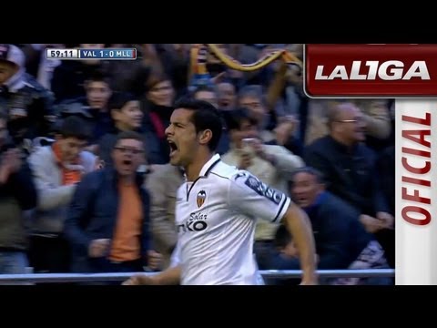 Gol de Ricardo Costa (1-0) en el Valencia CF - RCD Mallorca - HD