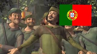 Shrek - merry men Robin hood song - (European portuguése)
