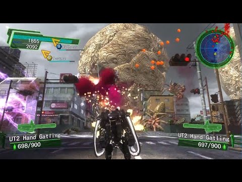 Earth Defense Force 4.1 Blind Hard Difficulty Let's Play Part 16 - Demon Army