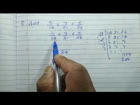 Add the following fraction | Addition of fractions