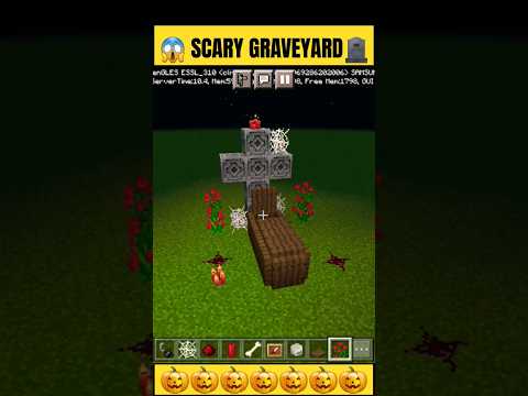 Halloween Graveyard Build Hacks in Minecraft