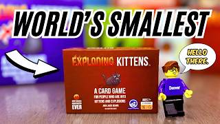 THIS is the world's SMALLEST Exploding Kittens Game