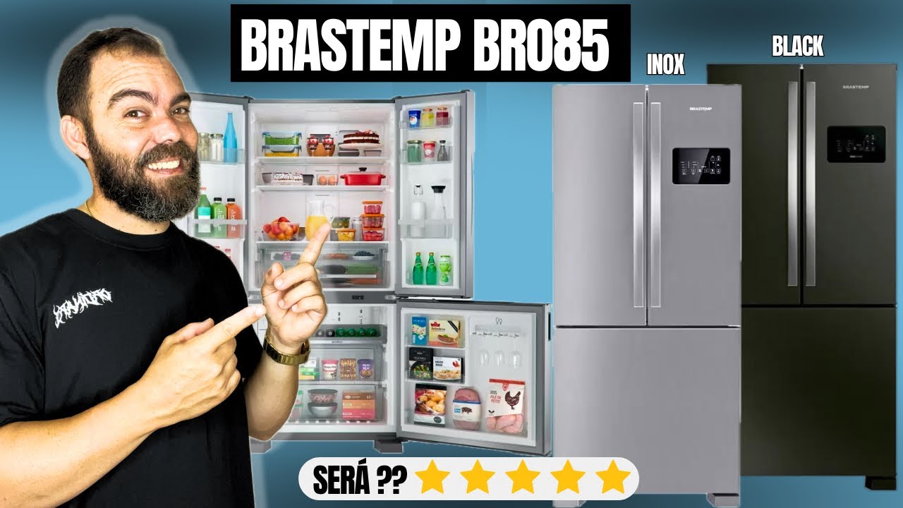 TUDO SOBRE A GELADEIRA BRASTEMP FRENCH DOOR 554 litros BRO85AK / BRO85AB / BRO85AE BLACK
