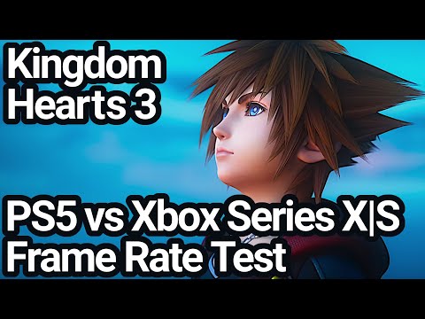 Kingdom Hearts 3 PS5 vs Xbox Series X|S Frame Rate Comparison (Backwards Compatibility)