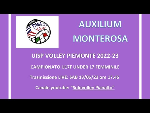 PIANALTO U17F Poirino - AUXILIUM MONTEROSA  _ UISP VOLLEY PIEMONTE 2022/23 _ UNDER 17 FEMM