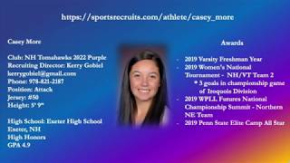 Casey More 2022 Lacrosse Highlight Video 2019