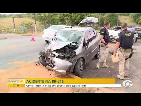 Colisão é registrada na BR-316 entre Satuba e Santa Luzia do Norte - 24/12/2025