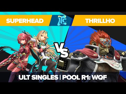SUPERHEAD vs Thrillho - Ultimate Singles R1 Pools: WQF - Low Tide City | Pyra vs Ganondorf