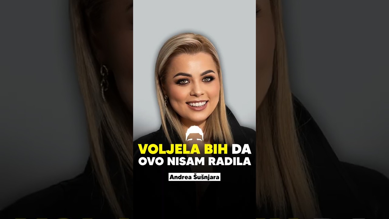 Andrea Šušnjara OTVORENO o svojoj GREŠKI u karijeri…
