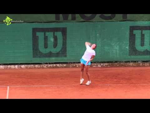 Na mosteckých tenisových kurtech probíhá  evropský šampionát juniorek