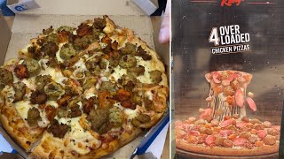 The 5 Chicken Feast Pizza 🍕|| New in Dominos || Is it worth it for Rs 389 ?