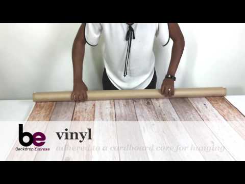 Printed vinyl backdrop