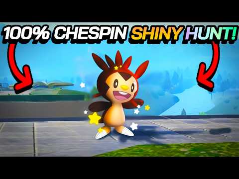 FASTEST SHINY HUNT for CHESPIN in Pokémon Legends ZA