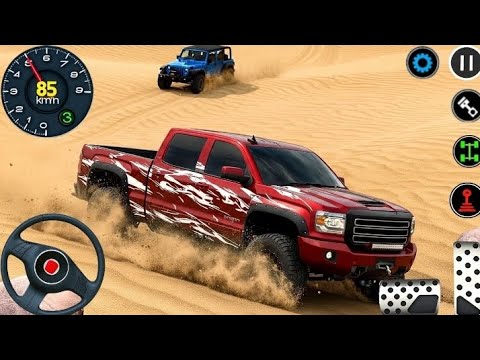 4x4 Offroad Jeep Driving Simulator 3D - Drive SUV 4x4 jeep Offroad Game - Android GamePlay