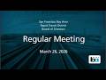 Board Of Directors Regular Meeting March 26 2026