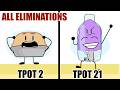 BFDI TPOT Elimination Order 1 21 Who Will Be Eliminated Next In TPOT 22