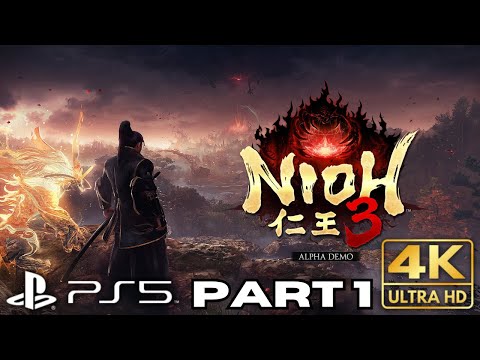 Nioh 3 Alpha | Full Demo Gameplay Walkthrough Part 1 | PS5 Games | 4K HDR | No Commentary Gaming
