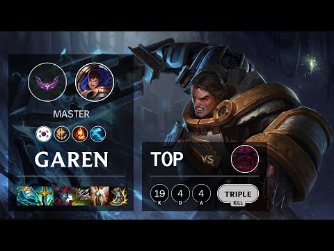 Garen Top vs Ornn - KR Master Patch 12.3