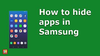 How to hide and unhide apps in Samsung phones with few steps (s10/note8/note10/s8)