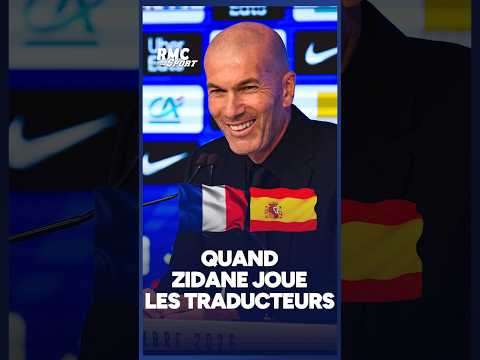 En Espagnol ou en Français ? Zidane joue les traducteurs !