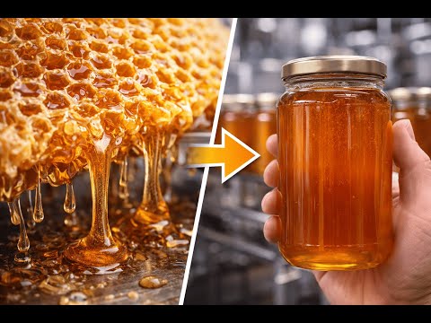 Inside a Honey Processing Factory From Hive to Jar
