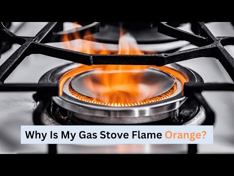 Orange Flame on Gas Stove? Common Causes & Solutions