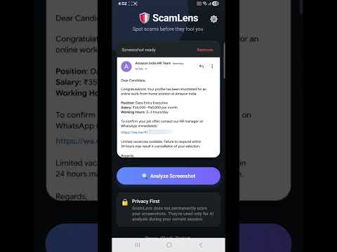 ScamLens: AI Scam Detector video thumbnail