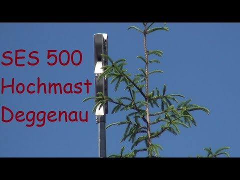 Sirenenprobe der SES 500 Hochmastsirene in Deggenau (Video vom Livestream 27.5)