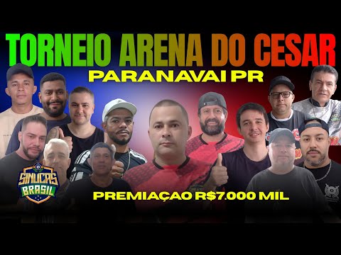 SINUCA AO VIVO 02/11/2025  R$11 MIL EM PREMIAÇOES PARANAVAI PR   #LIVE#CAZETV#JOGOSAOVIVO