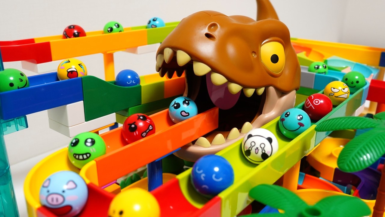 Satisfying Building Blocks Time travel! A coaster where you get eaten by a giant Tyrannosaurus Rex!