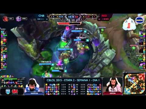 CNB x RED - CBLoL S2 - W1D1 - Best of 2