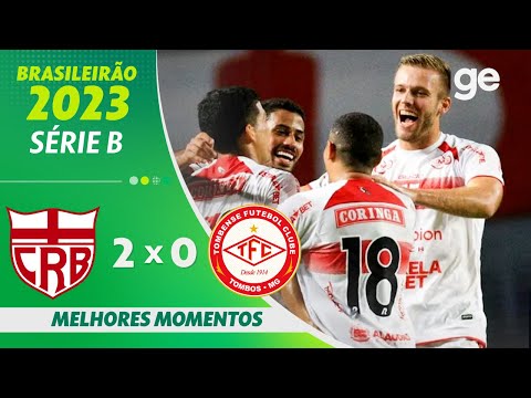Gols e lances de CRB x Tombense