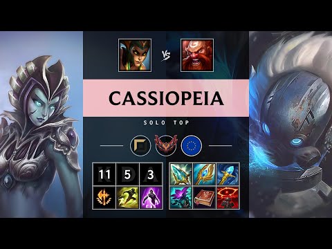 Cassiopeia Top vs Gragas - EUW Grandmaster Patch 25.14
