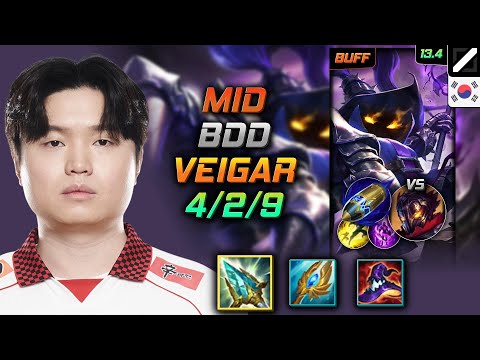 Bdd Mid Veigar Build Rod of Ages First Strike - Veigar Mid vs Viktor - LOL KR 13.4