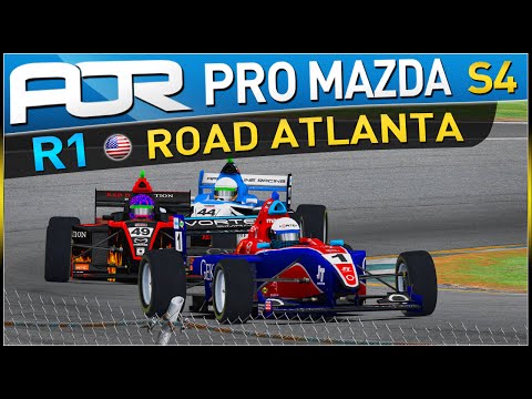 iRacing | AOR Pro Mazda S4: Round 1 - Road Atlanta (Official Coverage)
