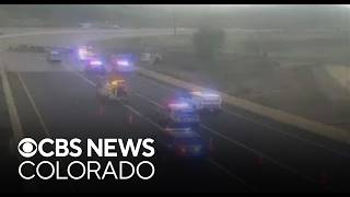 Eastbound lanes of C-470 reopen at I-70 ramp after closure for semi rollover