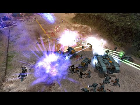 Thousand Sons vs Space Wolves - Survival - Unification Mod - Warhammer 40K Dawn Of War Soulstorm