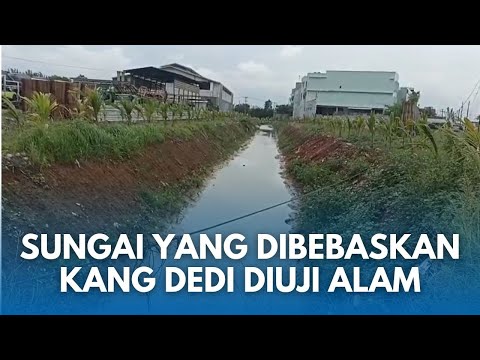 HASIL SUNGAI KANG DEDI di Karawang Diuji, Saluran Sekunder itu Sempat Meluap Banjiri Warga