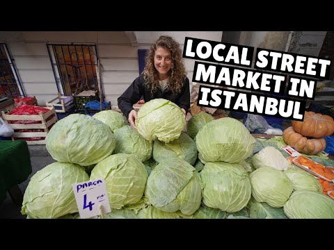 Istanbul Street Market | Local Street Food Market in Istanbul, Turkey