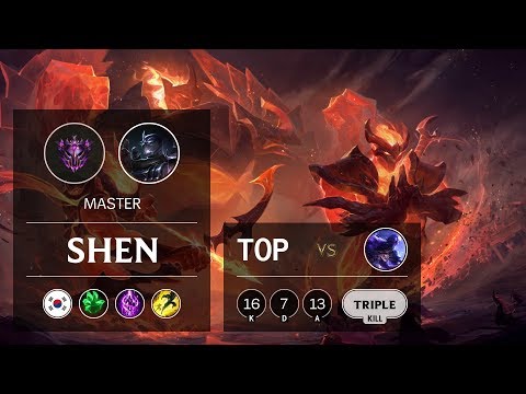 Shen Top vs Ryze - KR Master Patch 9.24