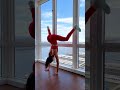 Hand Stand Push Ups Challenge Workout Motivation Gym Female Fitness Shorts