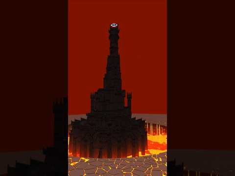 1 boss to rule them all | Minecraft Timelapse #minecraft #minecraftbuilding #minecraftbuild #lotr