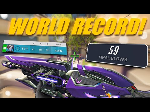 I got the WORLD RECORD KILLS as Widowmaker in Overwatch 2