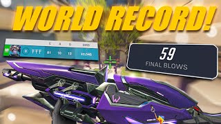 I got the WORLD RECORD KILLS as Widowmaker in Overwatch 2